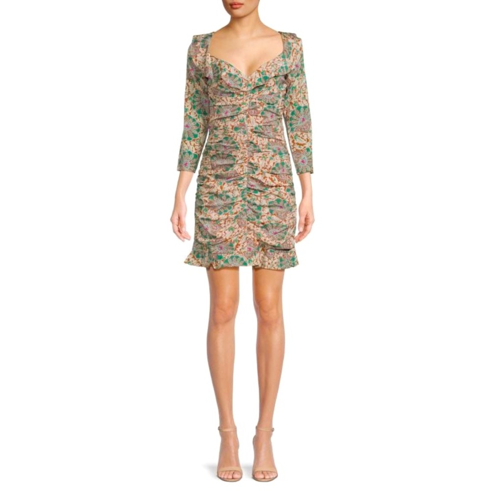 NWT Veronica Beard ruched dress in Sz 10